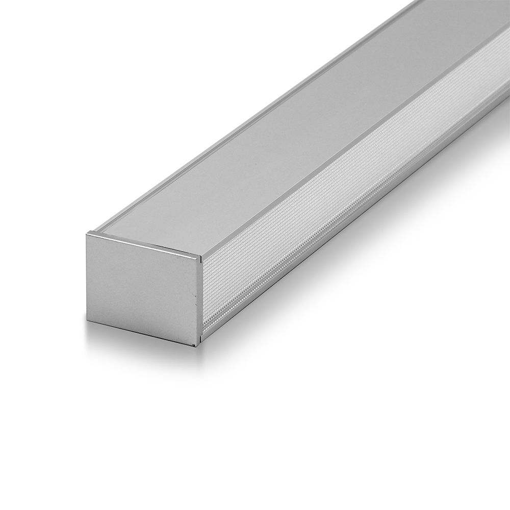 LED Linear Light SAMSUNG CHIP - 40W Hanging Suspension Silver Body 4000K 1200x50x65mm img 3