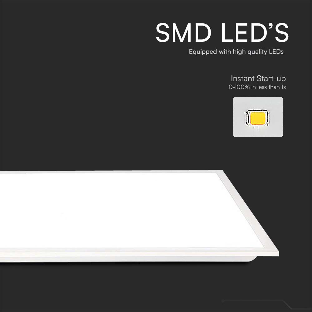 40W LED Panel 1200x300 mm Backlit 140Lm/W 6500K 6PCS/SET