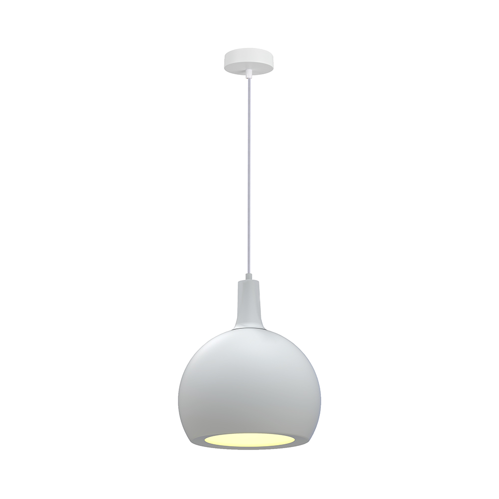 E27 Decorative Hanging Lamp (D280*H218mm) White Body
