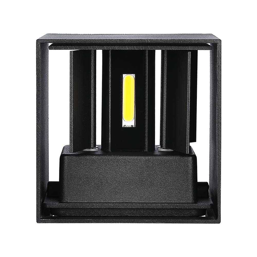5W Wall Lamp With Bridglux Chip Black Body Square IP65 4000K img 1