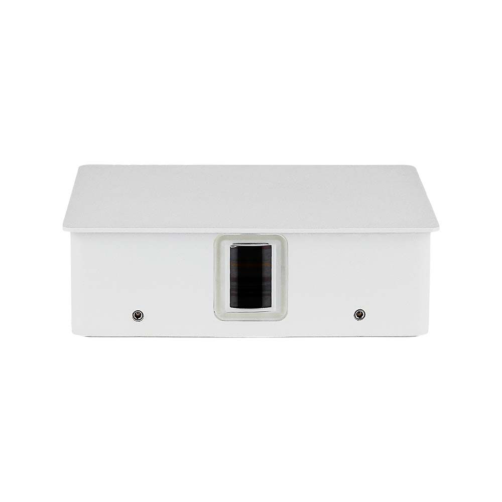 4W LED Wall Light White Square 4000K IP65 img 1
