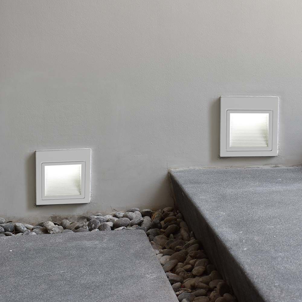 5W LED Step Light White Body 3000K