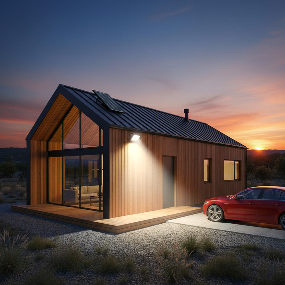 10W LED Solar Floodlight With 3.7V 8Ah Battery