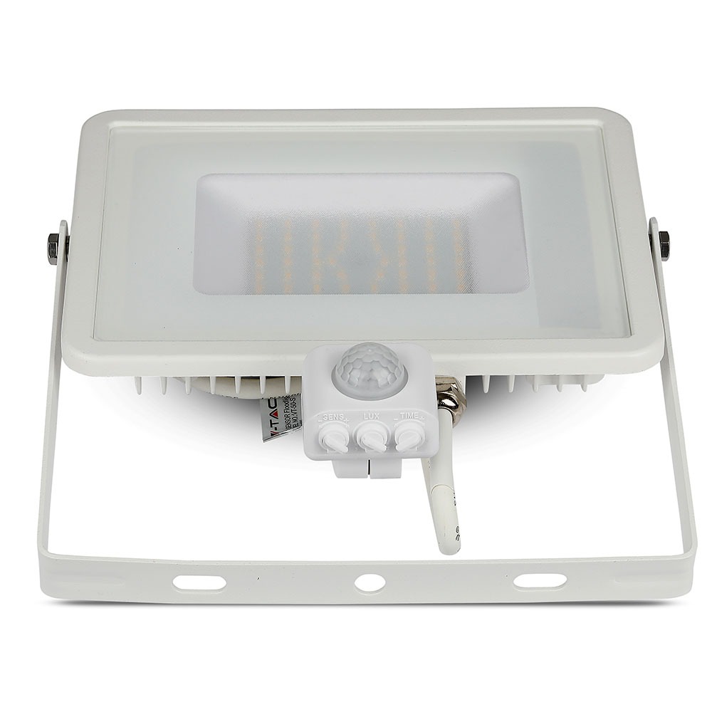 50W LED Proiettore con sensore SAMSUNG Chip Cut-OFF Funzione Corpo Bianco 3000K img 4