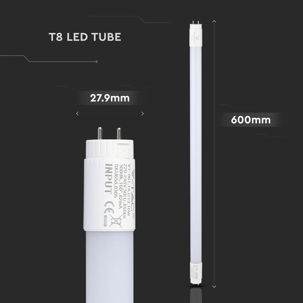 LED Tubo SAMSUNG Chip 60cm 18W G13 Nano Plastica 4000K