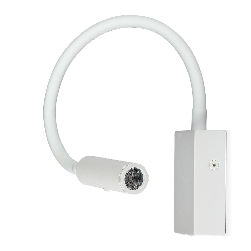 Applique da Hotel per Lettura LED 3W Colore Bianco img 1