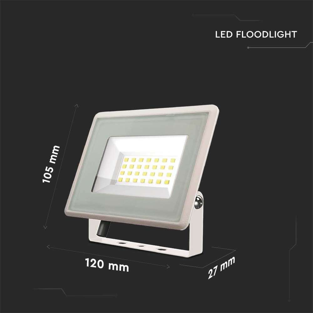 20W faro SMD White  3000K