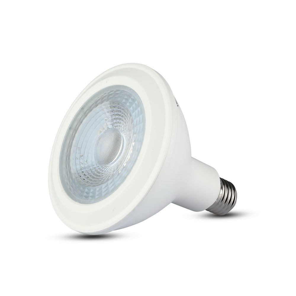 LED Bulb - SAMSUNG CHIP 12.8W E27 PAR38 Plastic 4000K img 1