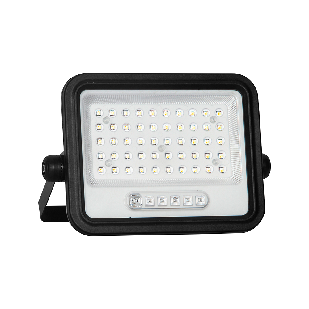 100W LED Solar Floodlight 2000K-8000K Black Body Battery Indicator img 2