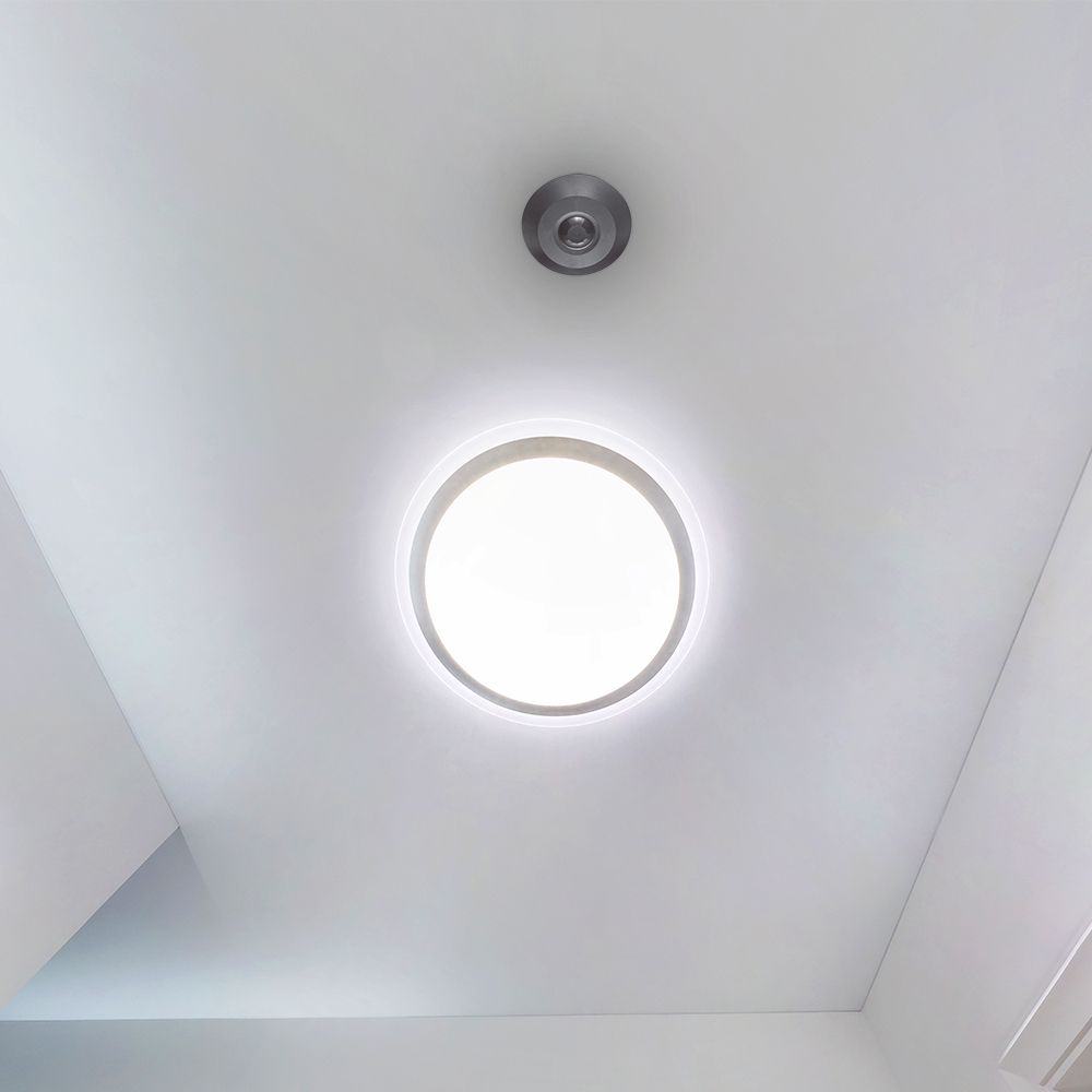 PIR Ceiling Sensor Flat Full Black