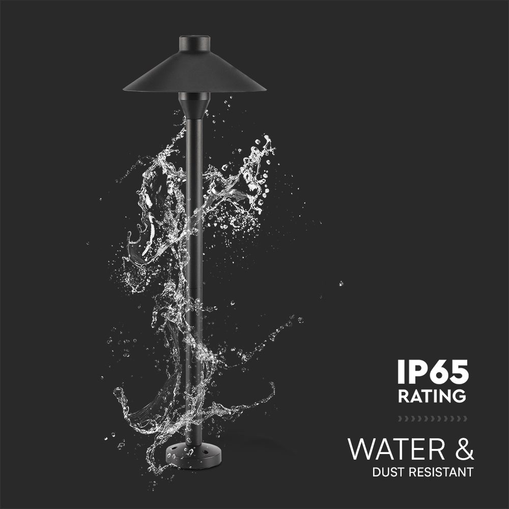 Piantana LED da Giardino 7W Chip Samsung con Picchetto Installazione 2in1 Colore Nero 3000K IP65 img 1