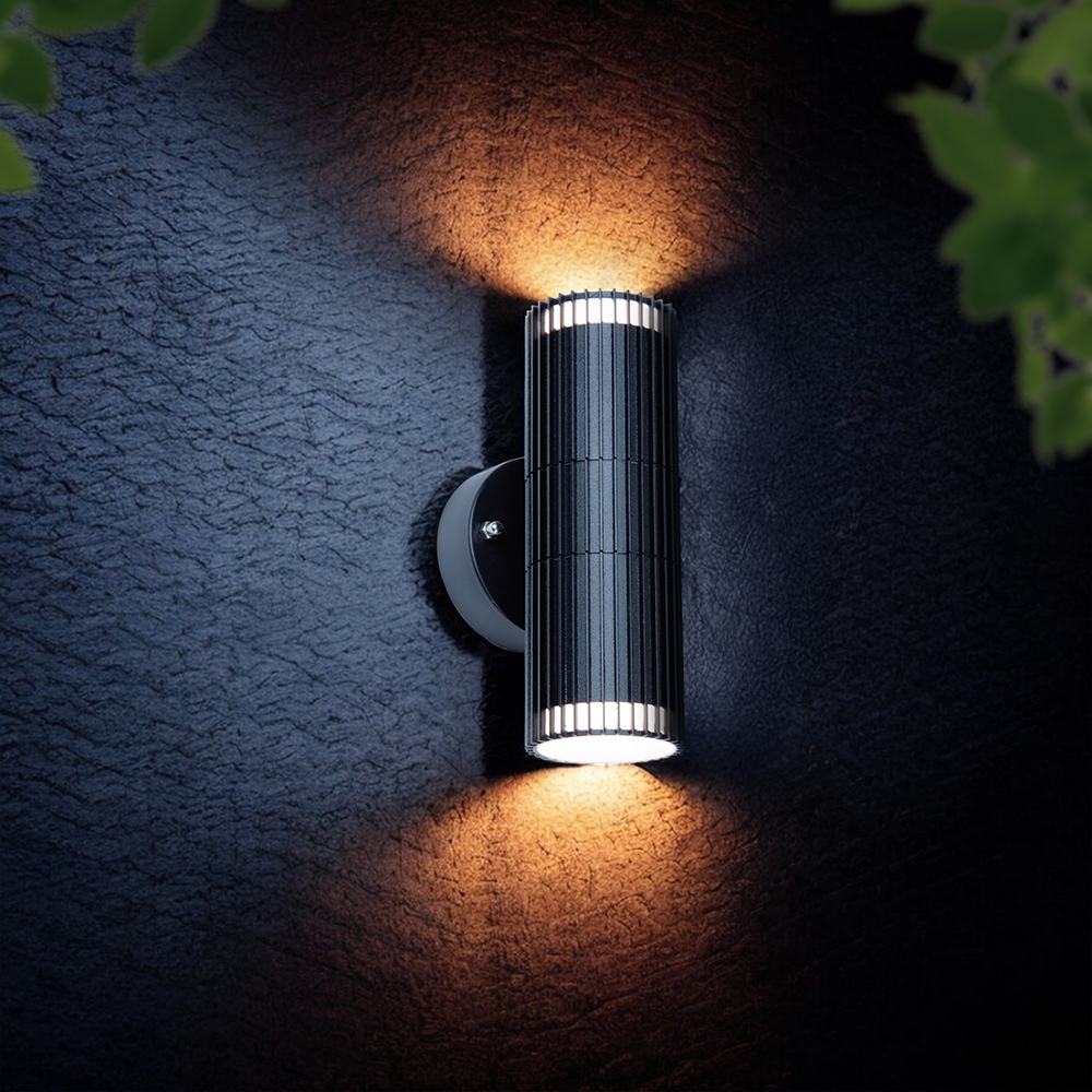 GU10 Wall Light Holder Double Head IP54 img 1