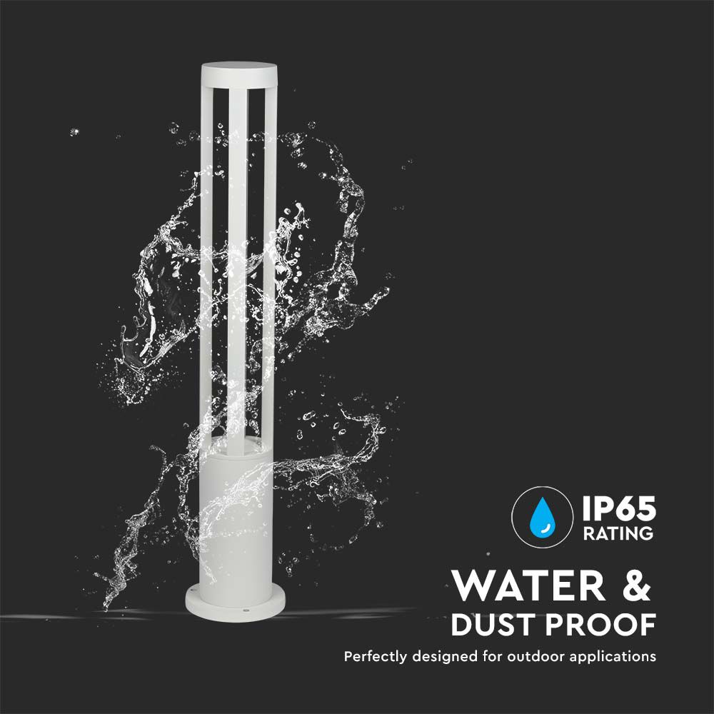 10W LED Wall Light White Body 80cm Height CREE CHIP 4000K img 1