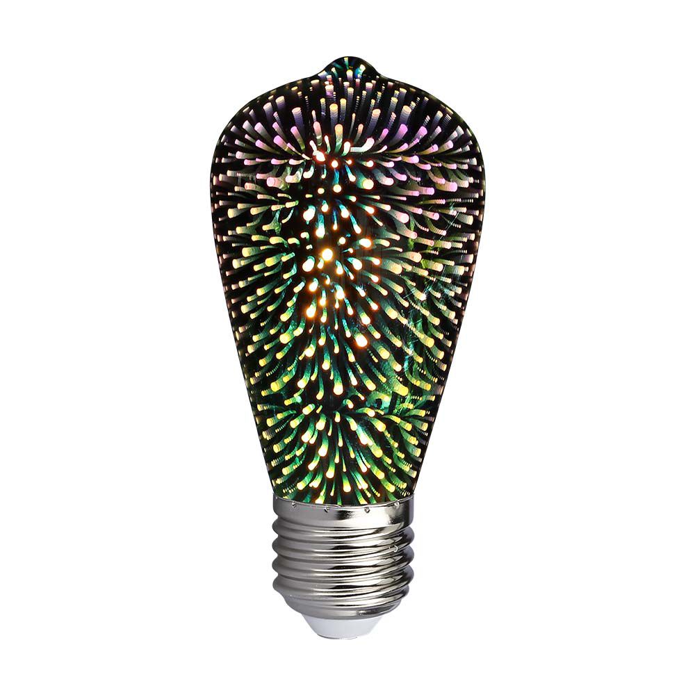 LED - 3W Filament E27 ST64 3000K 3D