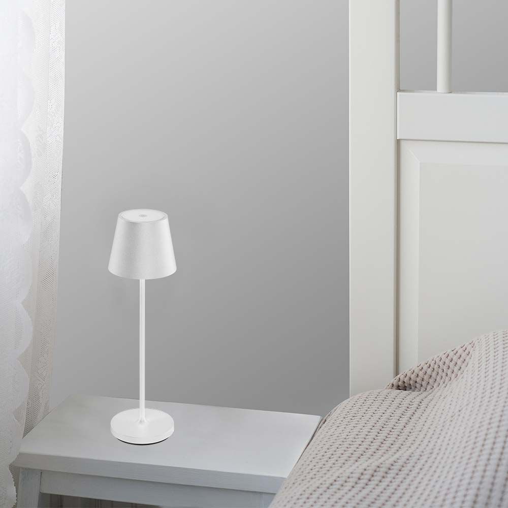 1.5W LED Table Lamp 3000K IP54 Sand White Body img 1