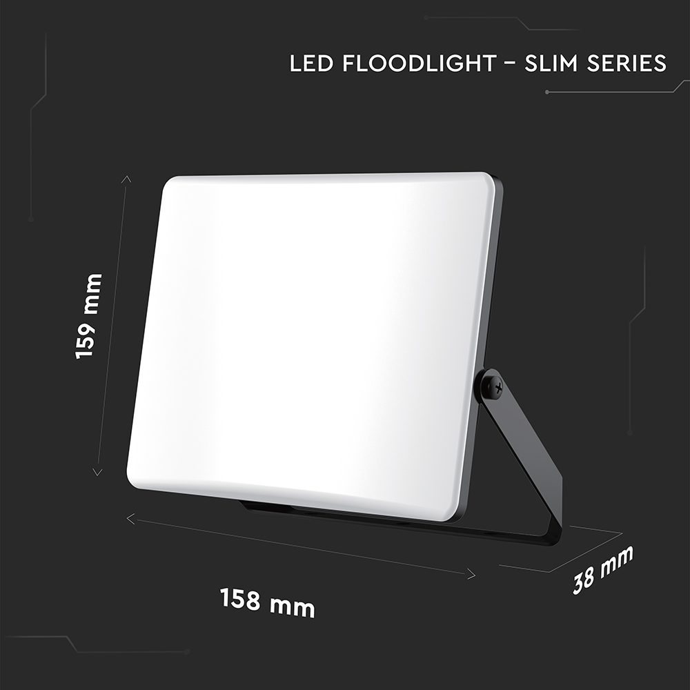 30W LED Floodlight With Milky PC Cover CCT 3IN1