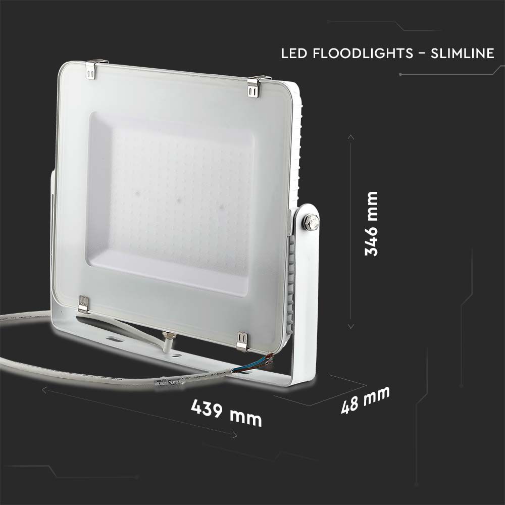 200W LED Floodlight SMD SAMSUNG CHIP G2 White Body 4000K