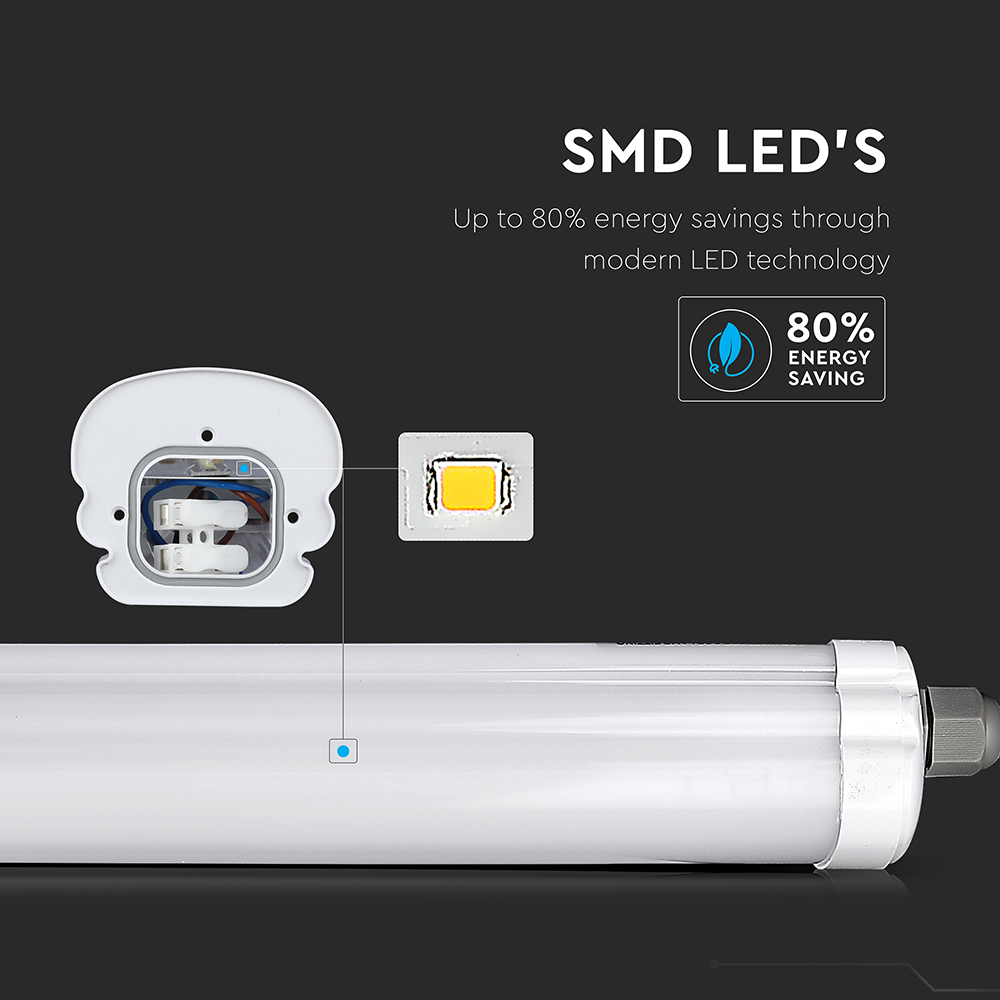 LED Waterproof Tube SAMSUNG Chip 60W 180cm 4000K