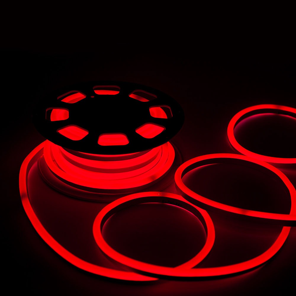 LED Neon Flex 24V Rosso IP65 10m