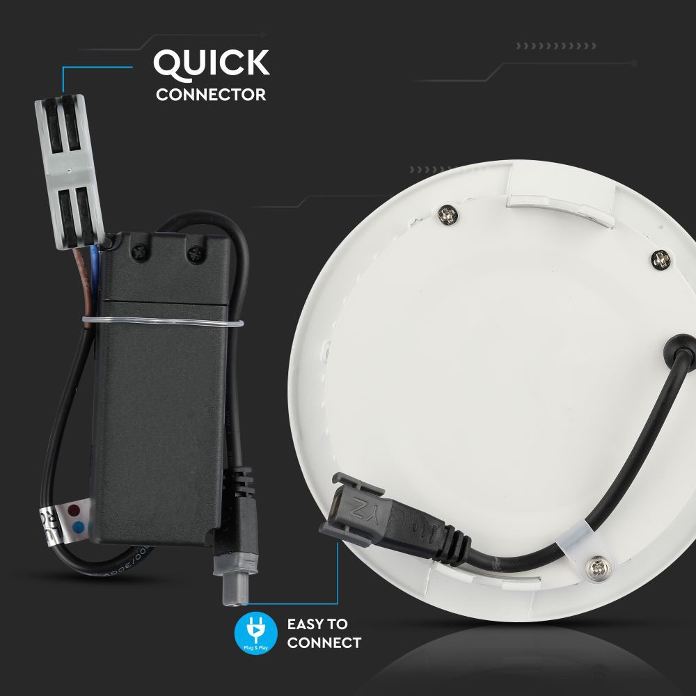 24W LED Pannello Premium SAMSUNG Chip Rotondo 3000K img 2