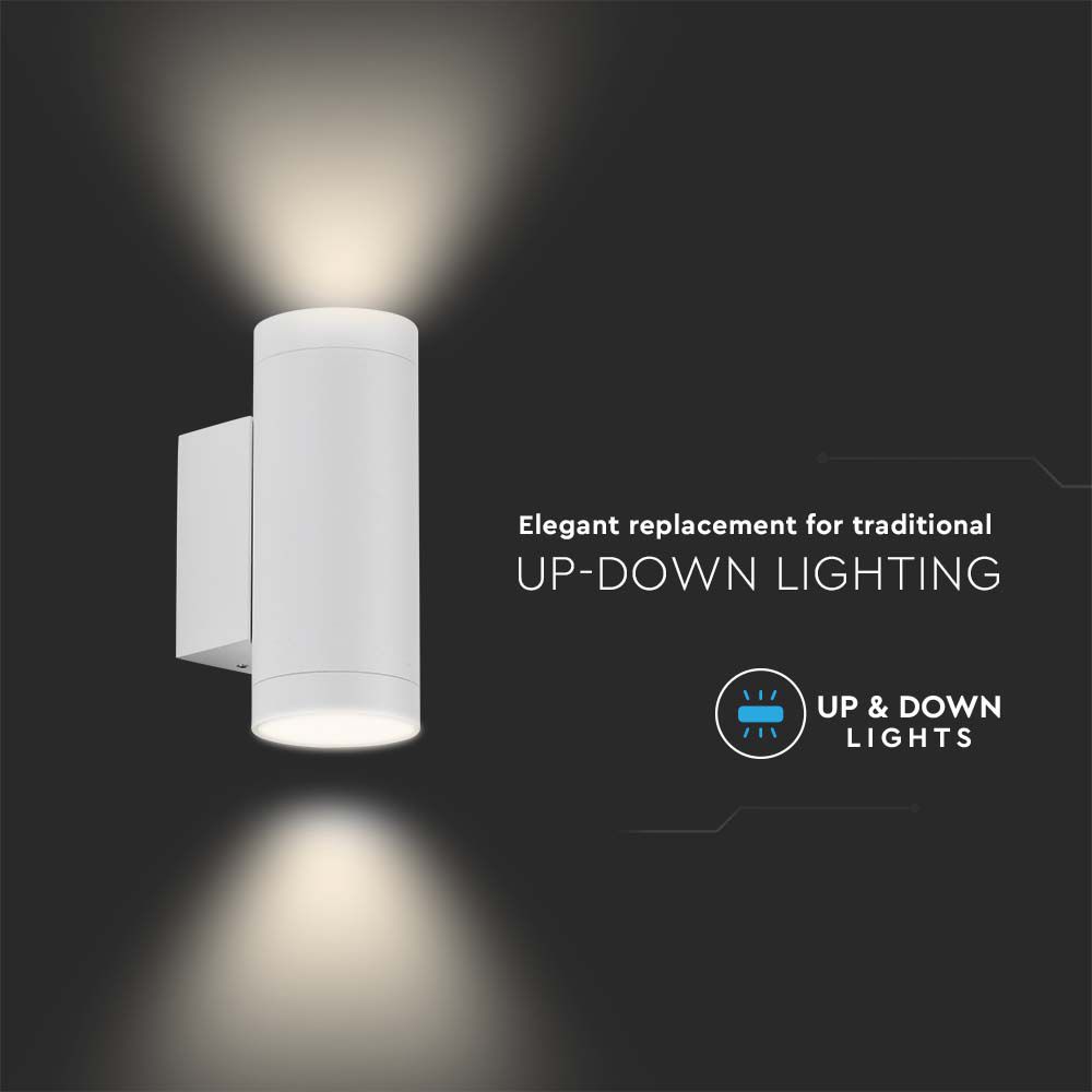 GU10 Fitting Round White img 1