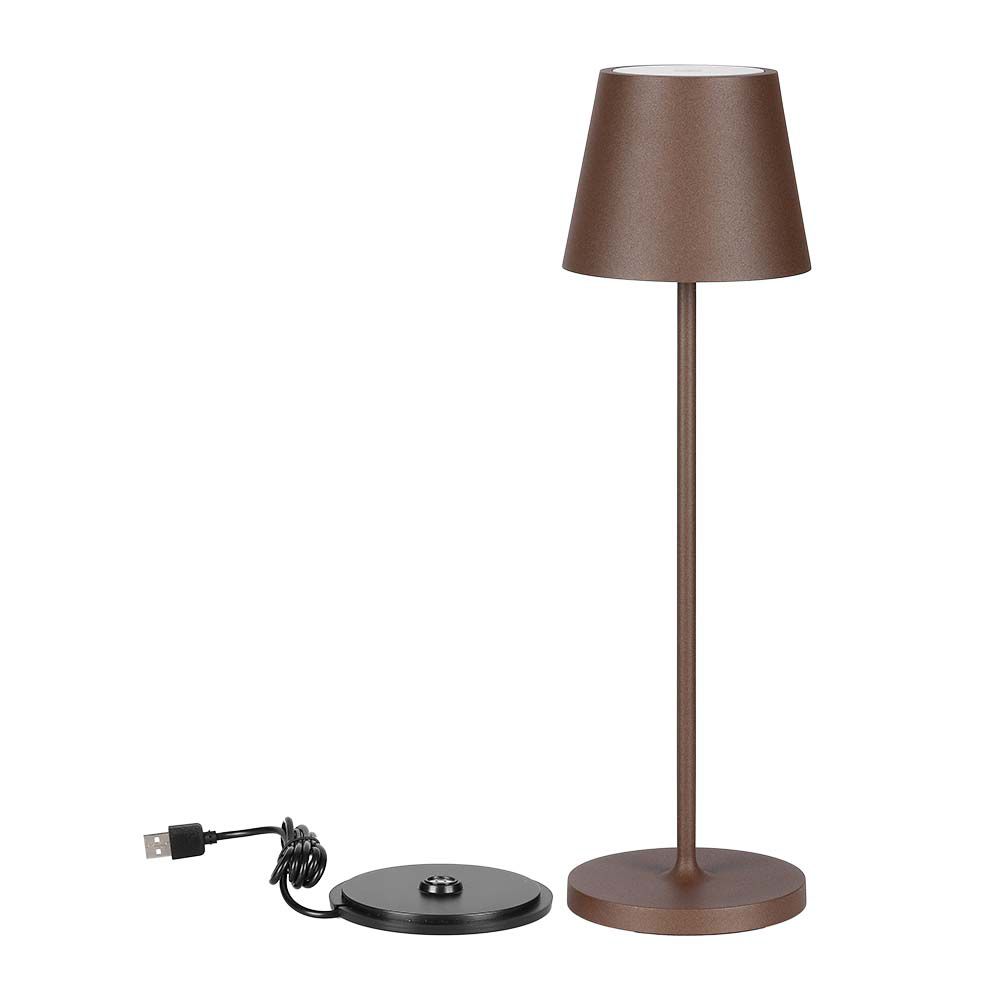 1.5W LED Table Lamp 3000K IP54 Sand Corten Body img 1