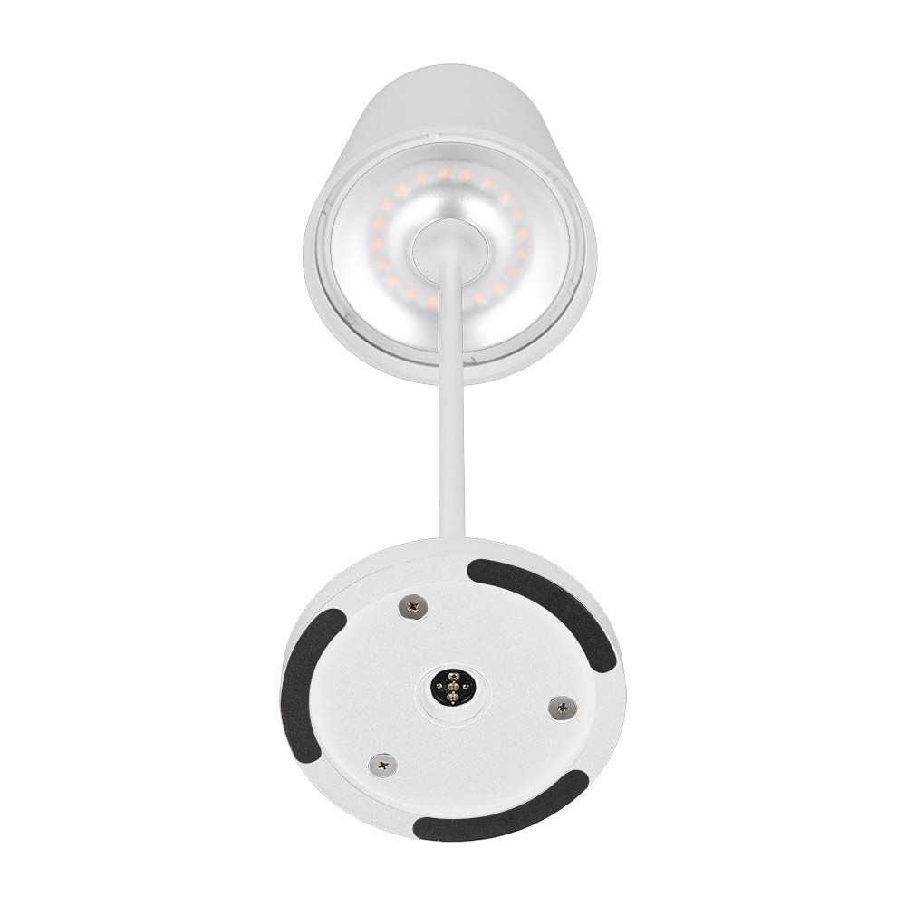 2W  Table Lamp (4400mA Battery) IP54 White Body 3000K img 4
