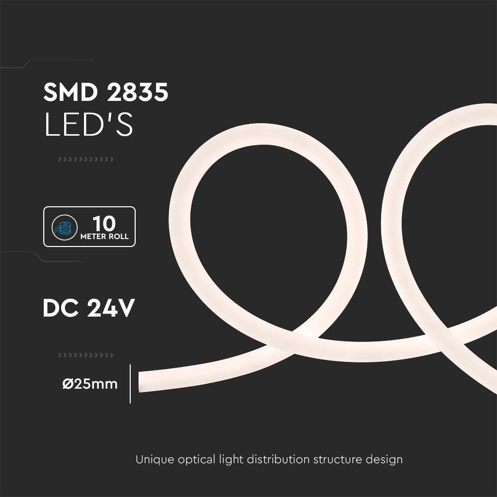 Neon Flex 12W/m Bobina 10m 24V