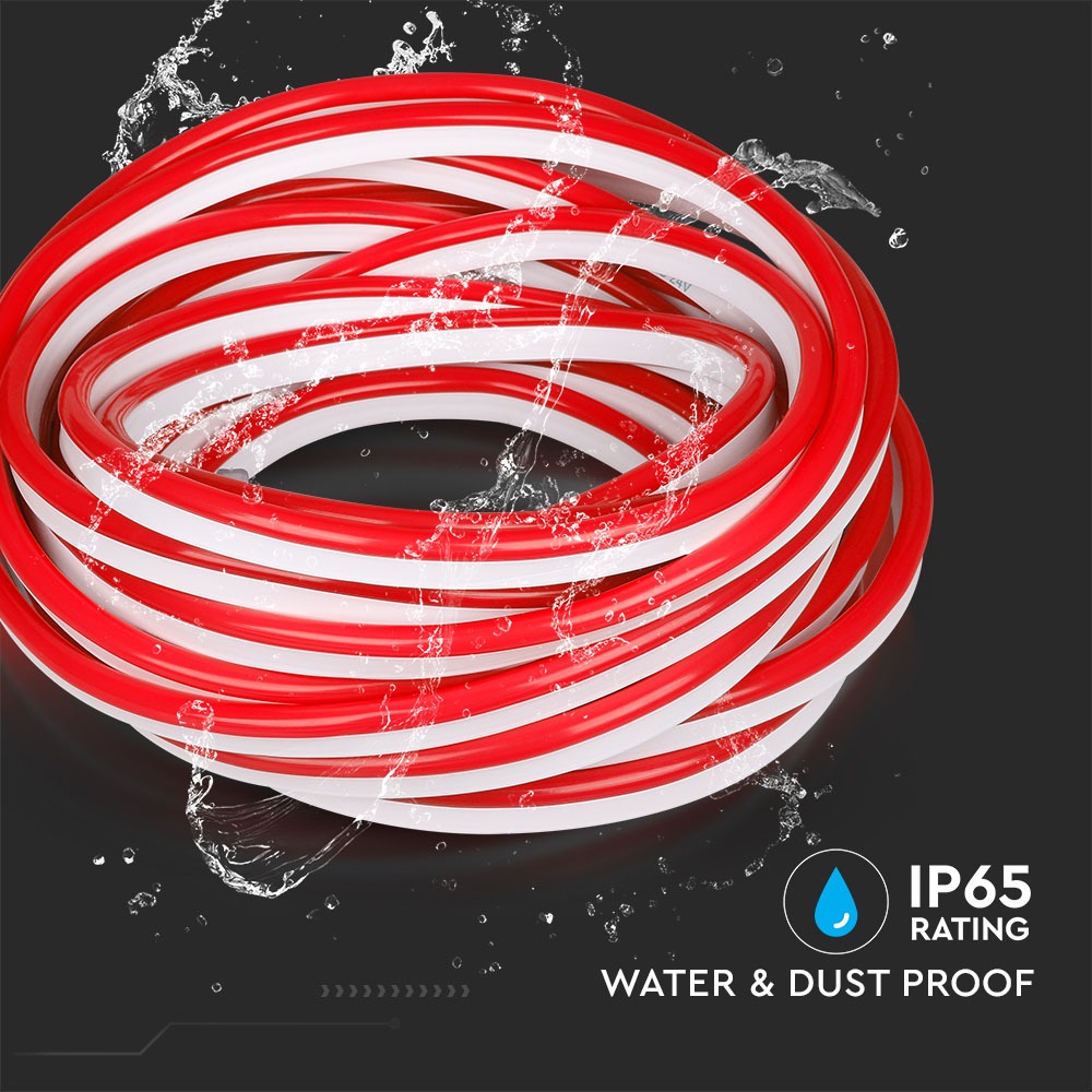 LED Neon Flex 24V Rosso IP65 10m img 2