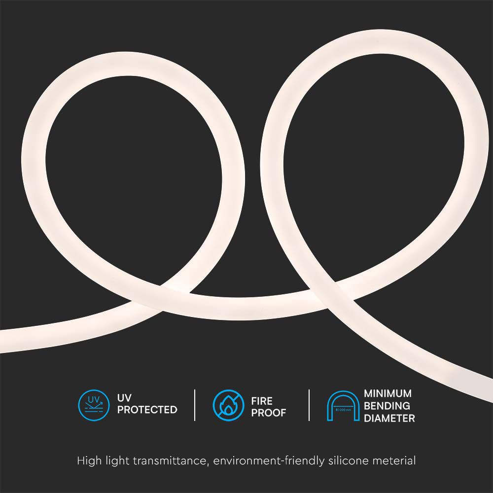 Neon Flex 12W/m Bobina 10m 24V img 2