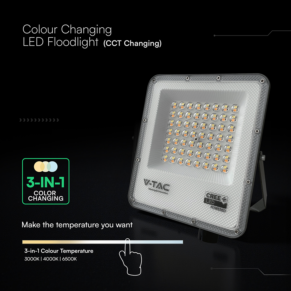 50W LED Floodlight CREE CHIP 3in1 img 4