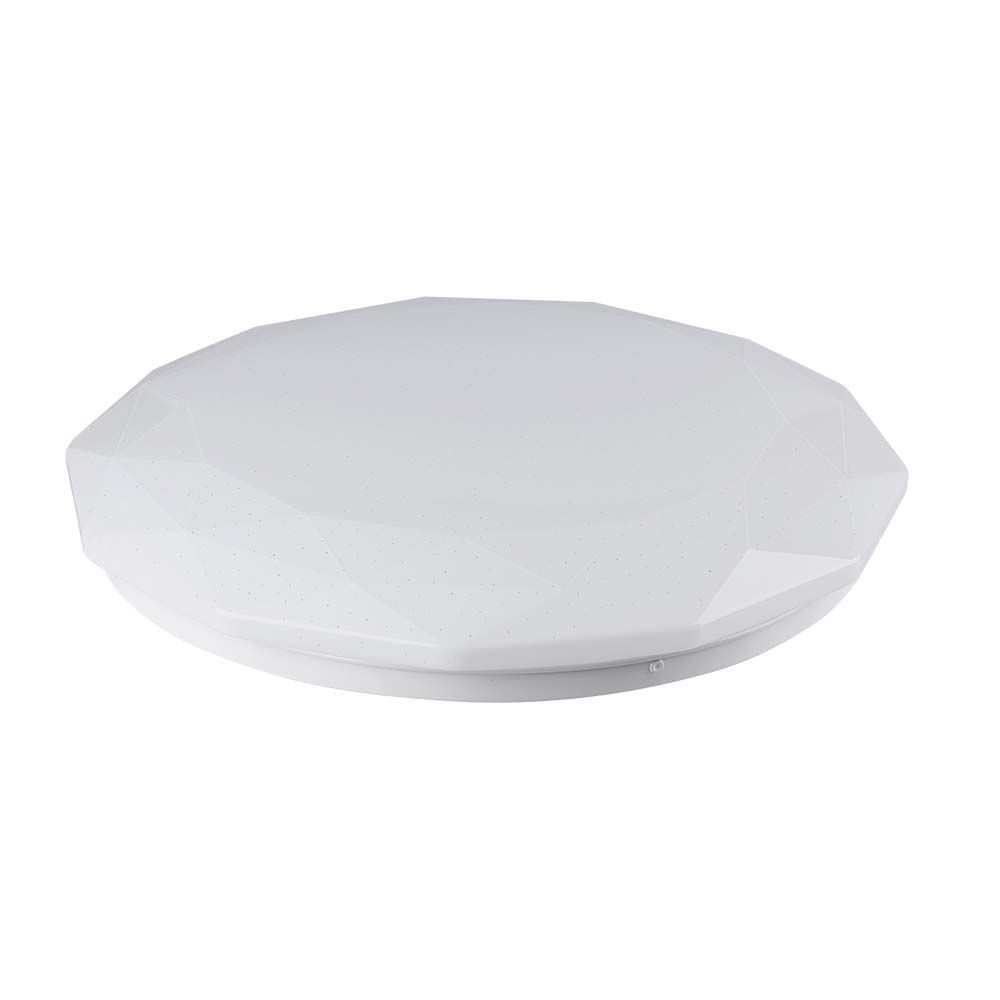 Plafoniera LED Rotonda 40W con Telecomando Cambia Colore 3 in 1 a Diamante d: 388mm h: 75mm Dimmerabile img 3