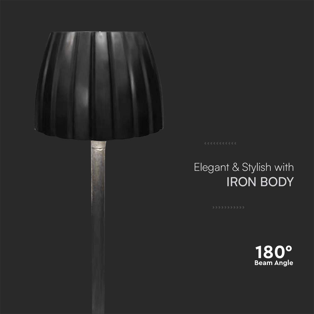 2.7W LED Table Lamp 3000K Black