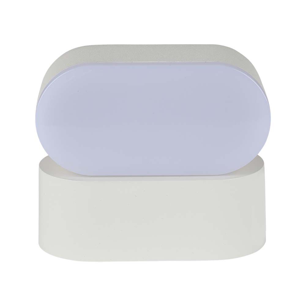 Lampada LED da Muro Ovale Colore Bianco con Testa Ruotabile  img 1