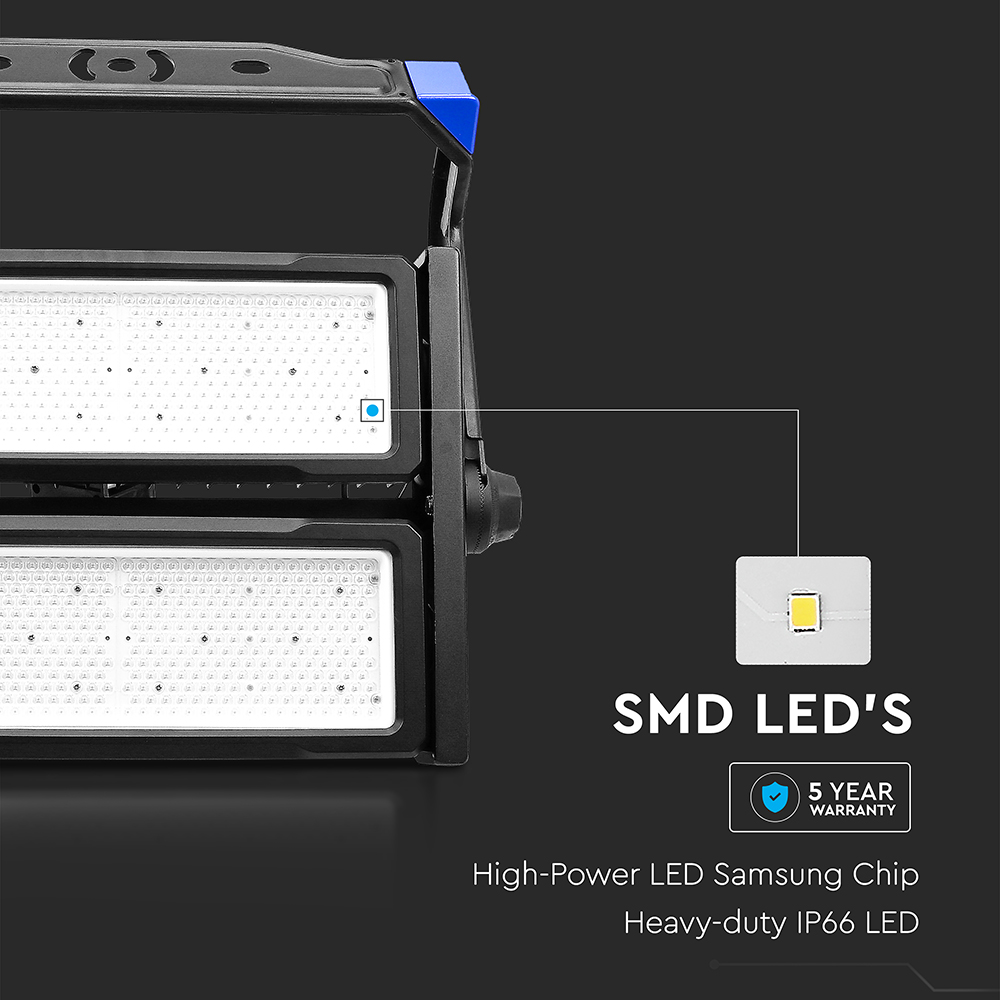 500W LED Floodlight SAMSUNG Chip Meanwell Driver 120gradi 4000K