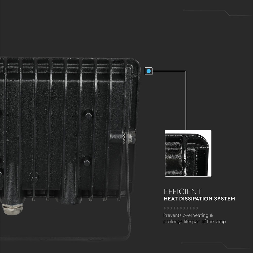 20W LED Proiettore SMD E-Series Corpo Nero Verde IP65 img 1