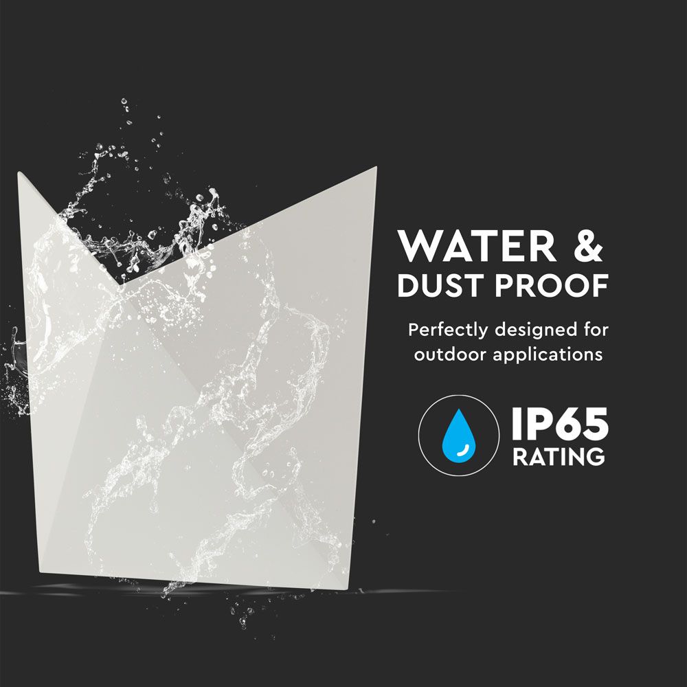 5W  Wall Light White Body IP65 3000K img 1