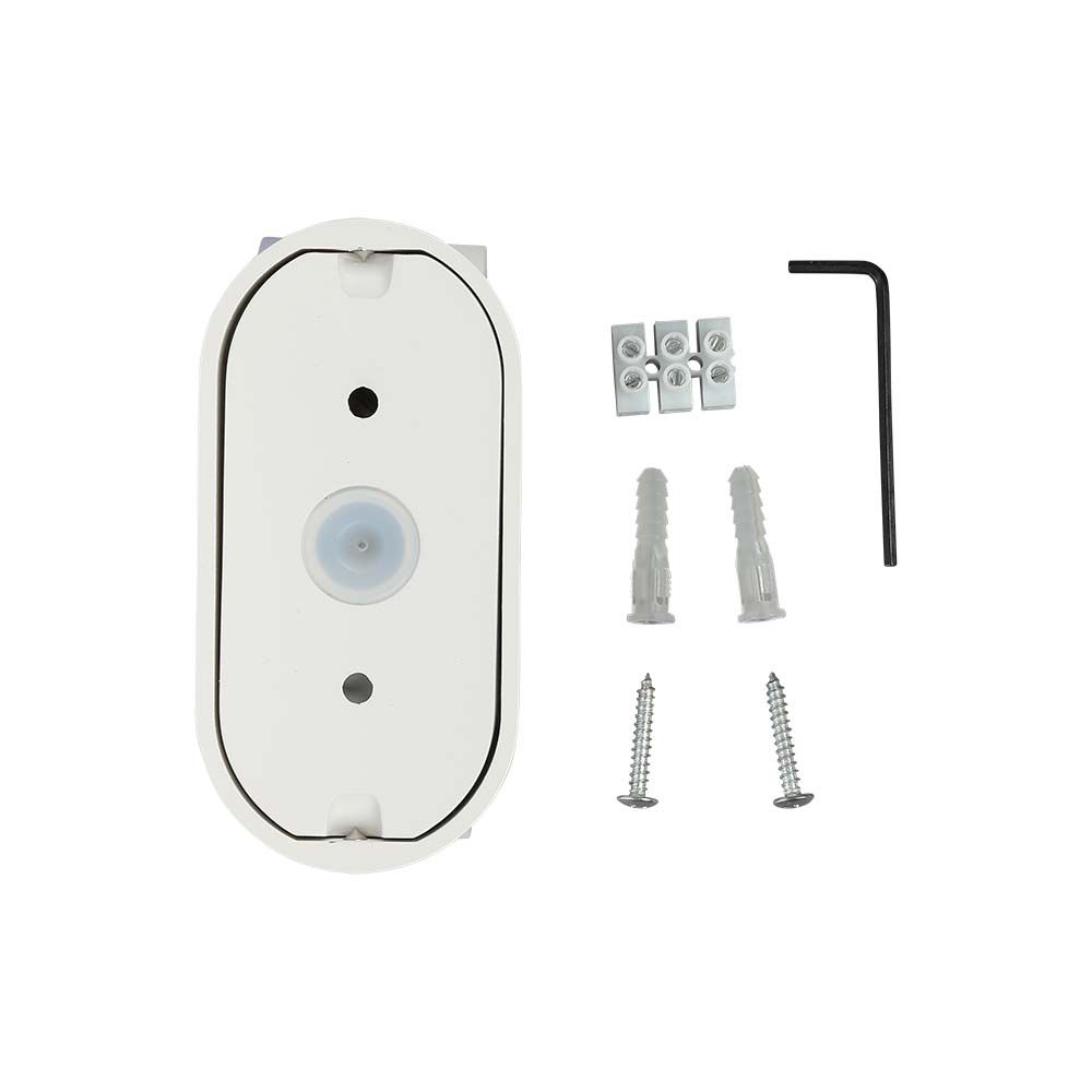 Lampada LED da Muro Ovale Colore Bianco con Testa Ruotabile  img 4