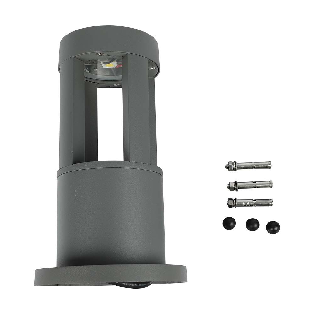 10W LED Wall Light Grey Body 25cm Height CREE CHIP 3000K img 2