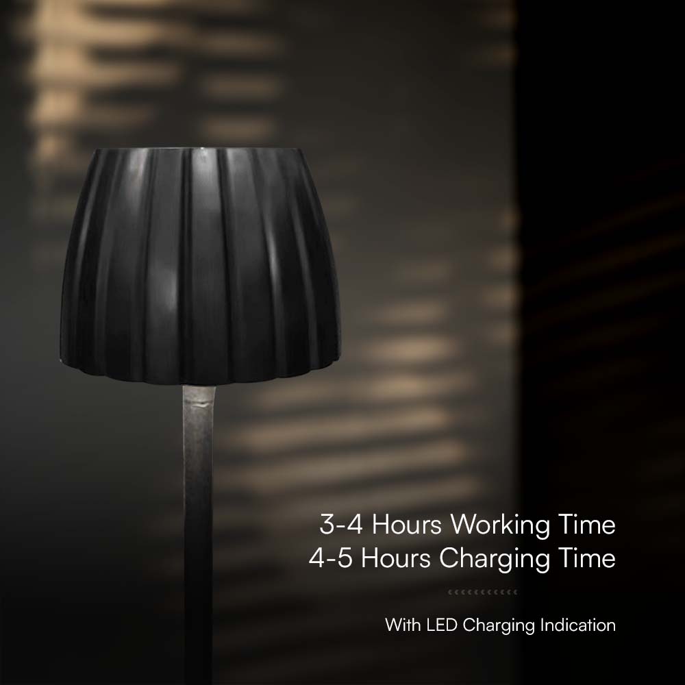 2.7W LED Table Lamp 3000K Black img 4