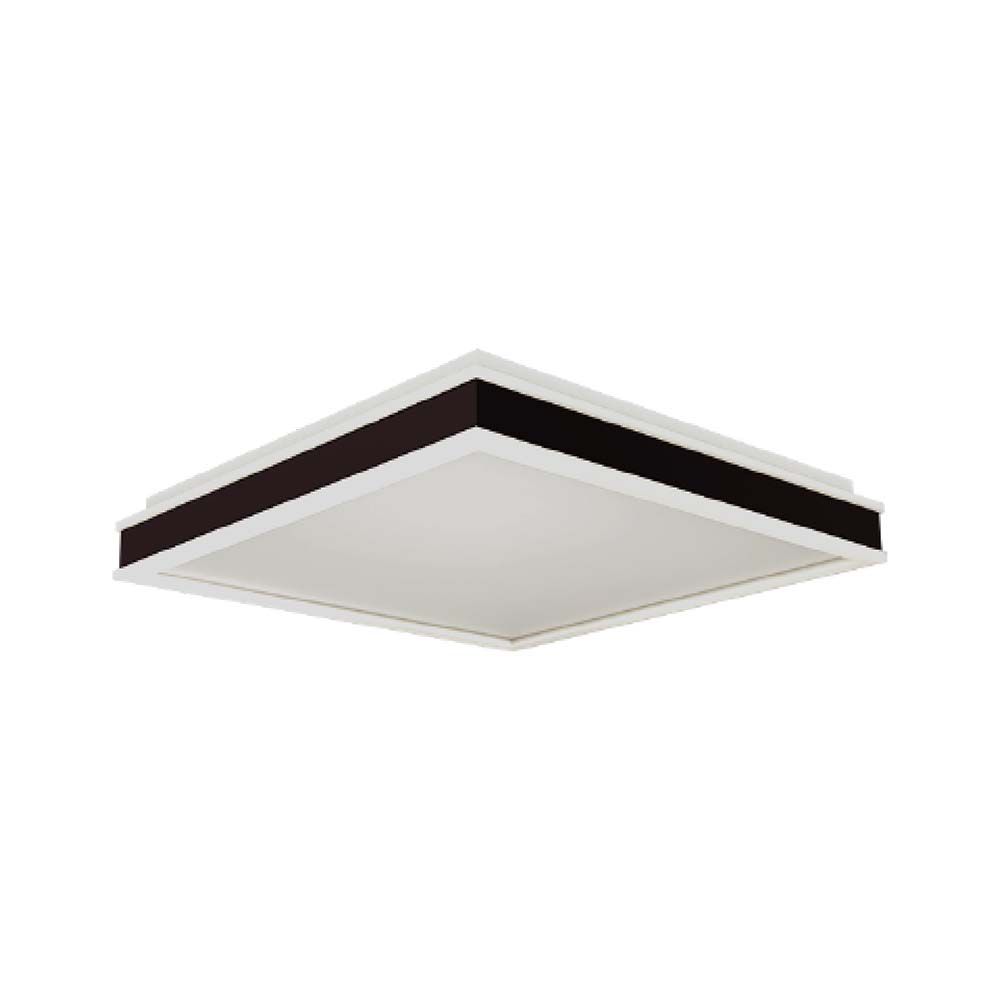 LED Plafoniera di design quadrata nera Dimmerabile