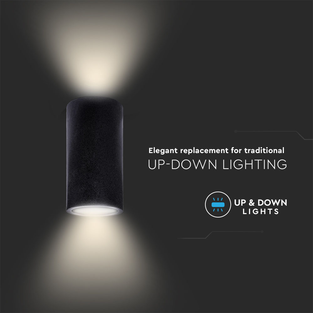 Lampada da parete a LED in cemento GU10 grigio scuro img 1