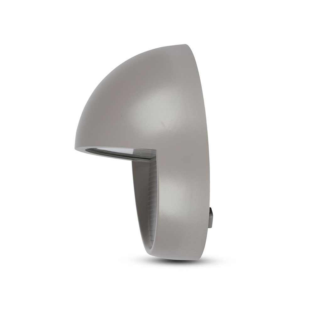 3W Faretto incasso LED Luce scale Corpo Grigio Rotondo Bianco Naturale img 4