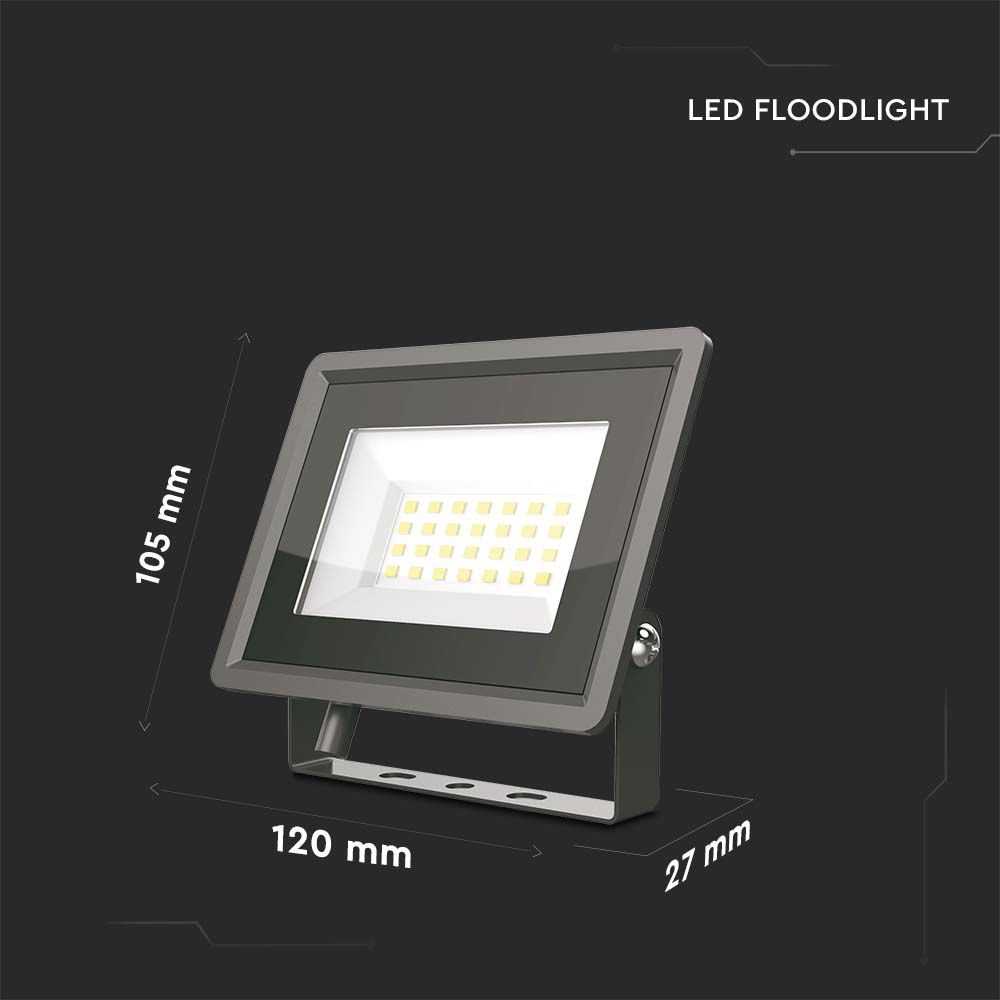 20W faro SMD Black  4000K