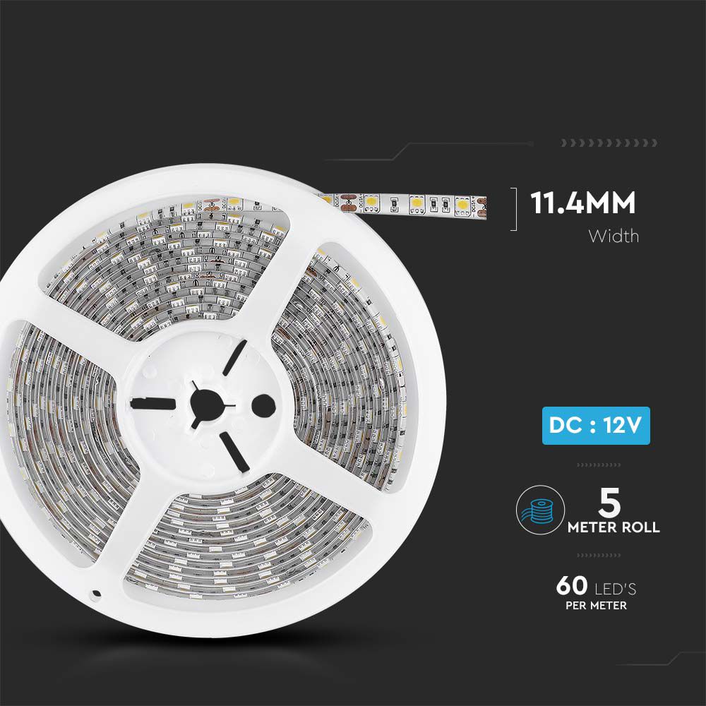 LED Strip SMD5050 - 60 LEDs 4500K IP65 img 5