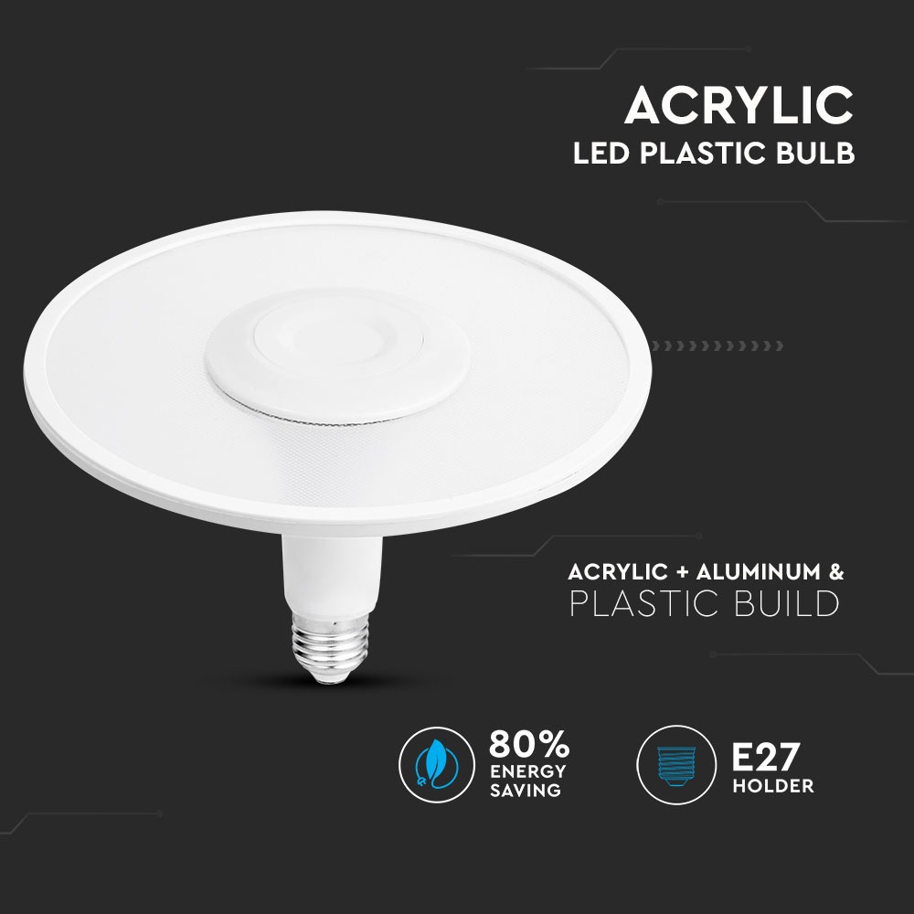 LED Lampada SAMSUNG Chip 11W Acrylic UFO Plastica 6400K img 1