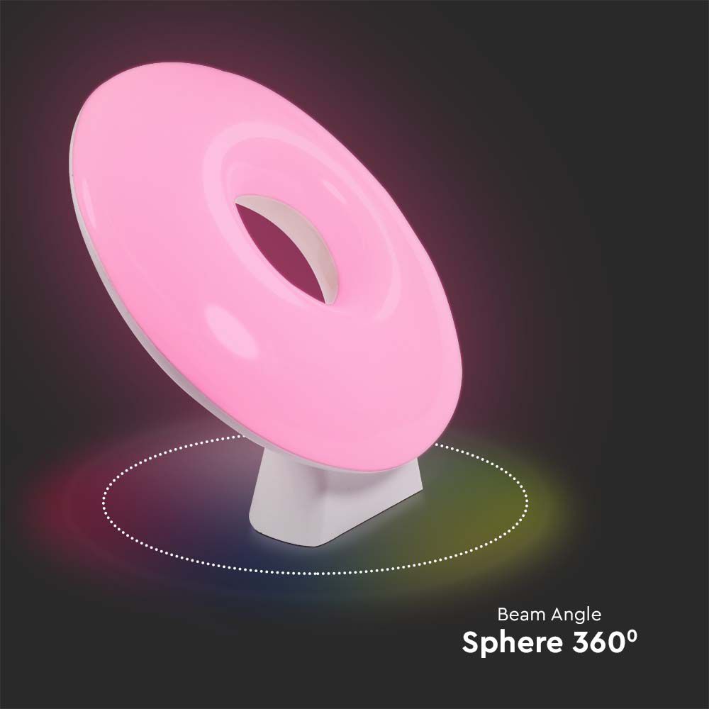 LAMPADA D'AMBIENTE WIFI LED 4W COMPATIBILE CON AMAZON ALEXA E GOOGLE HOME RGB+WW+CW img 1