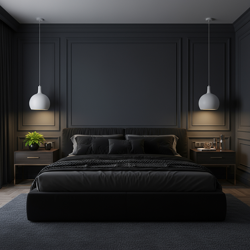 E27 Decorative Hanging Lamp (D280*H218mm) White Body img 1