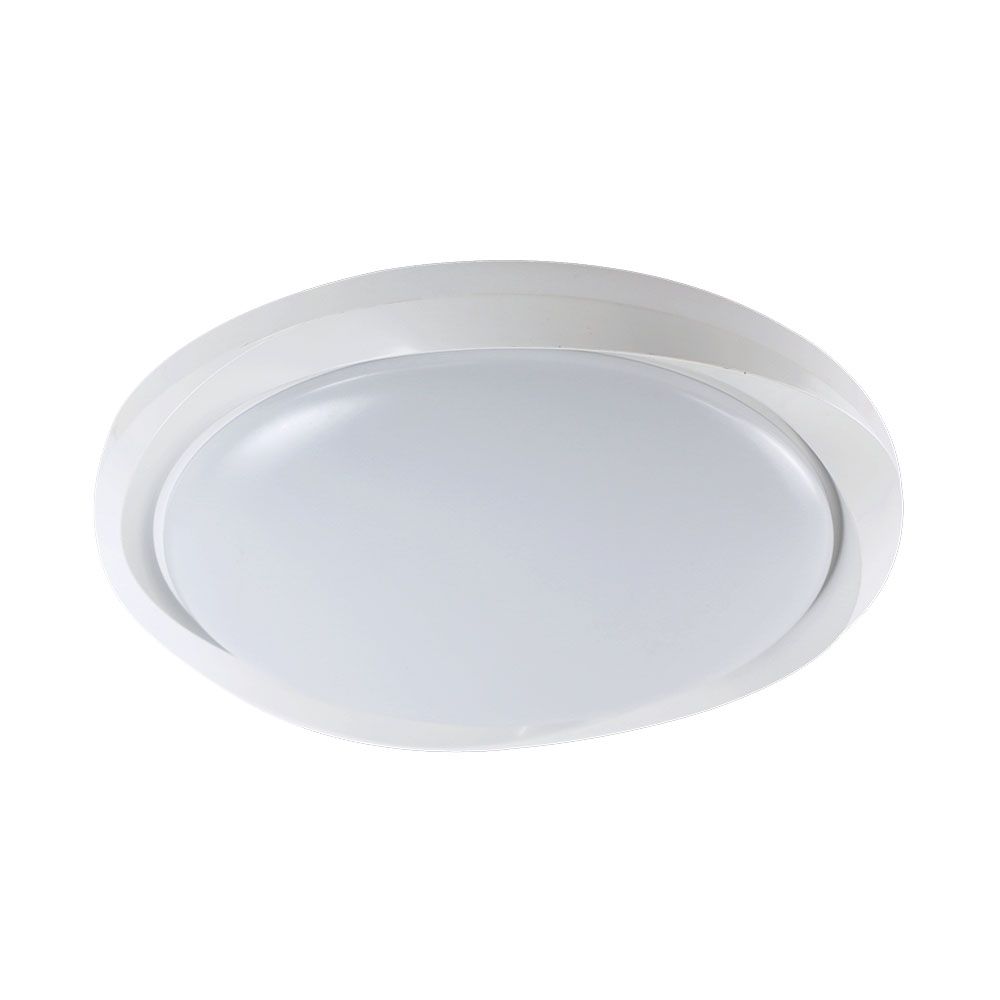 Plafoniera LED 60W Rotonda con Telecomando controllo Remoto CCT 3in1 Colore Bianco D492mm Dimmerabile 3000-6500K Cover Circolare