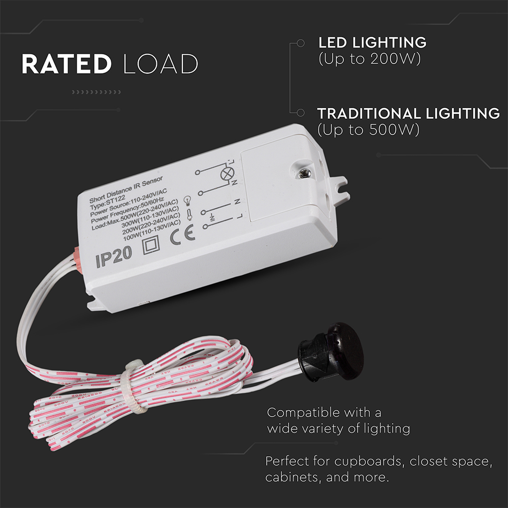 Sensore di movimento ON/OFF Reazione a mano img 2